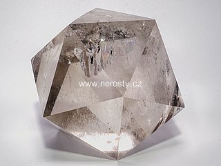 smoky quartz, icosahedron