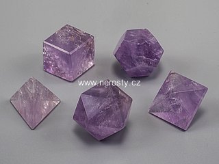 amethyst, platonic solid